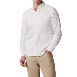 NEW FAHERTY the movement shirt in cloud white